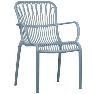 Terrasstoel Lola - Blauw Grijs