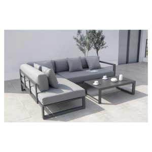 Alternative view of Hoeklounge Mabel - 3-DELIG - Antraciet