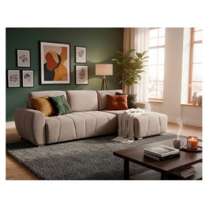 Alternative view of (Slaap)Bank + Chaise Longue Morgan - Bruin