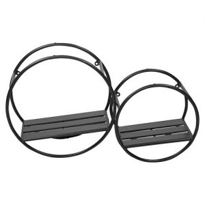 Alternative view of Plantenbak Nessa- Set van 2 - Antraciet