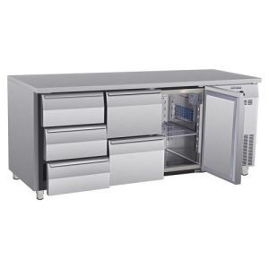 Alternative view of Select Cuisine Koelwerkbank - 418 liter - CC3150 - 1 deurs - 5 lades