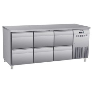 Select Cuisine Koelwerkbank - 418 liter - CC3160-1/2 - 6 lades