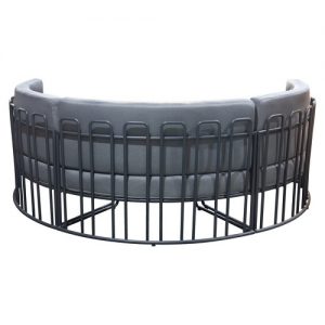 Alternative view of Terrasset Lux - Ronde bank - 3-DELIG