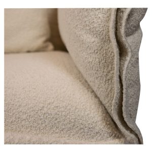 Alternative view of Fauteuil Floral - Crème Bouclé