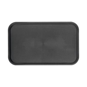 Dienblad - 1/1 GN - H 2 x 52 x 32.5 CM - Polypropyleen - Zwart - Caterchef - 430175