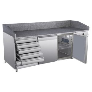 Alternative view of Select Cuisine Pizzawerkbank - 352 liter - PZ2610 - 2 deurs - 7 lades