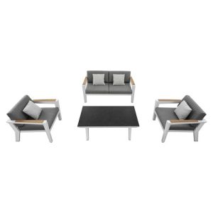 HIGOLD Champion Lounge Set Wit 4 zits