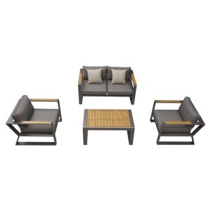 HIGOLD EXEE 2.0 Lounge Set Zwart 4 zits