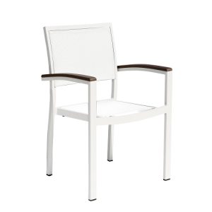 Higold 647816 Terrasstoel Heck Arm wit