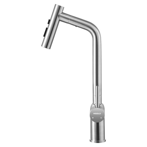 Higold BN1.0 Uittrekbare Keukenkraan - RVS - 42,5 cm
