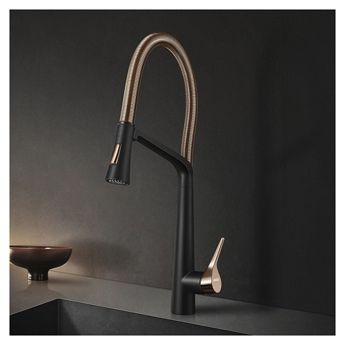 Higold BN2.0 Keukenkraan - Rosé/Zwart - 47,7 cm - Afbeelding 3