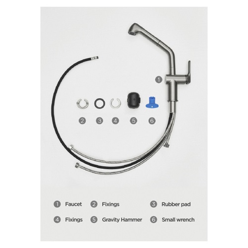 Higold BN4.0 Keukenkraan - RVS - 37 cm - Afbeelding 3