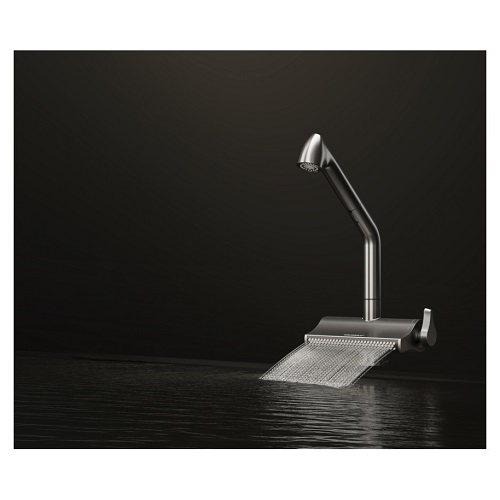 Higold BN5.0 Waterval Keukenkraan - Gun Metal - 37 cm - Afbeelding 4