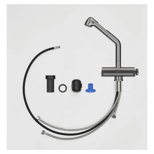 Higold BN5.0 Waterval Keukenkraan - Gun Metal - 37 cm - Afbeelding 7