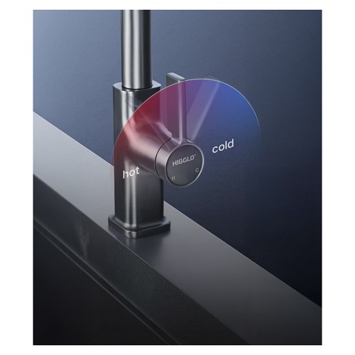 Higold AN4.0 Uittrekbare Keukenkraan - Gun Metal - 41,2 cm - Afbeelding 5