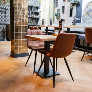 Alternative view of Stoel Lauren – Cognac – Microfiber