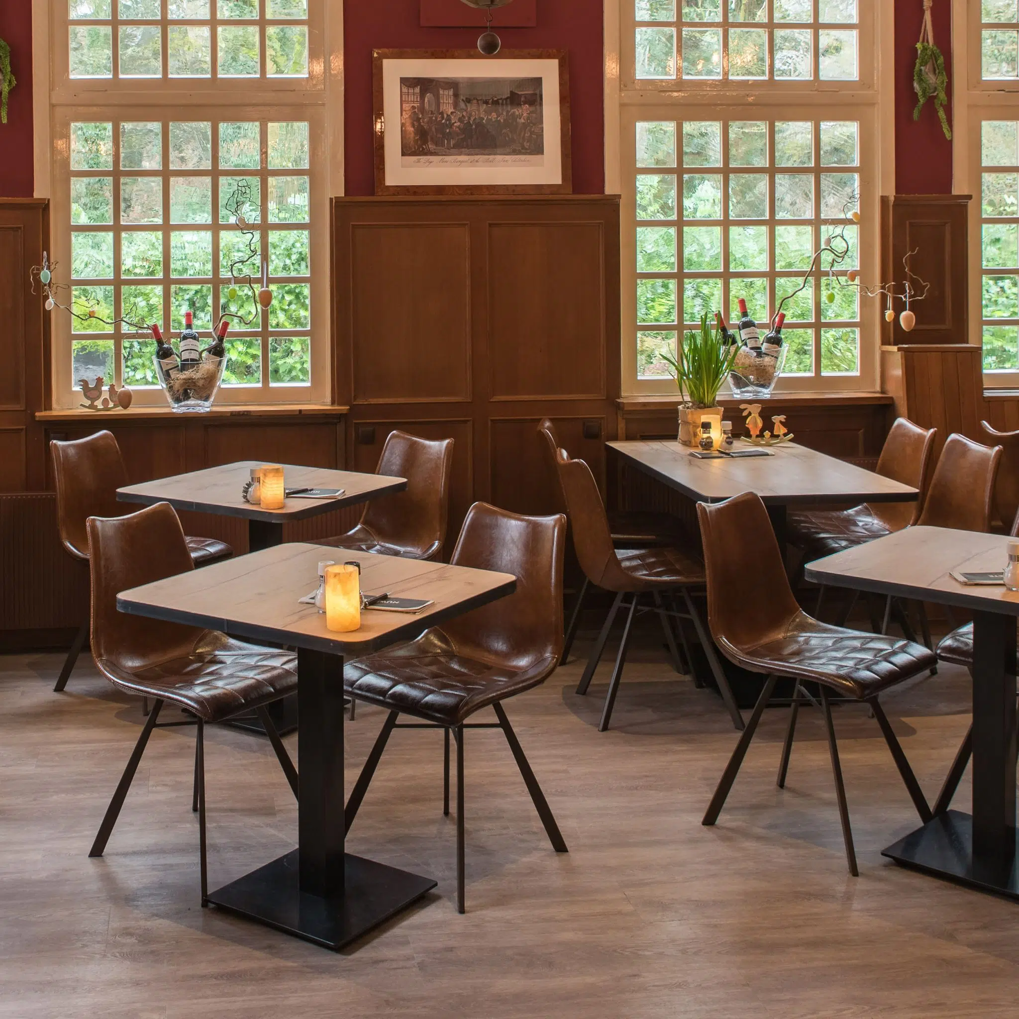 Stoel Riley – Bruin – Kunstleer - Afbeelding 2