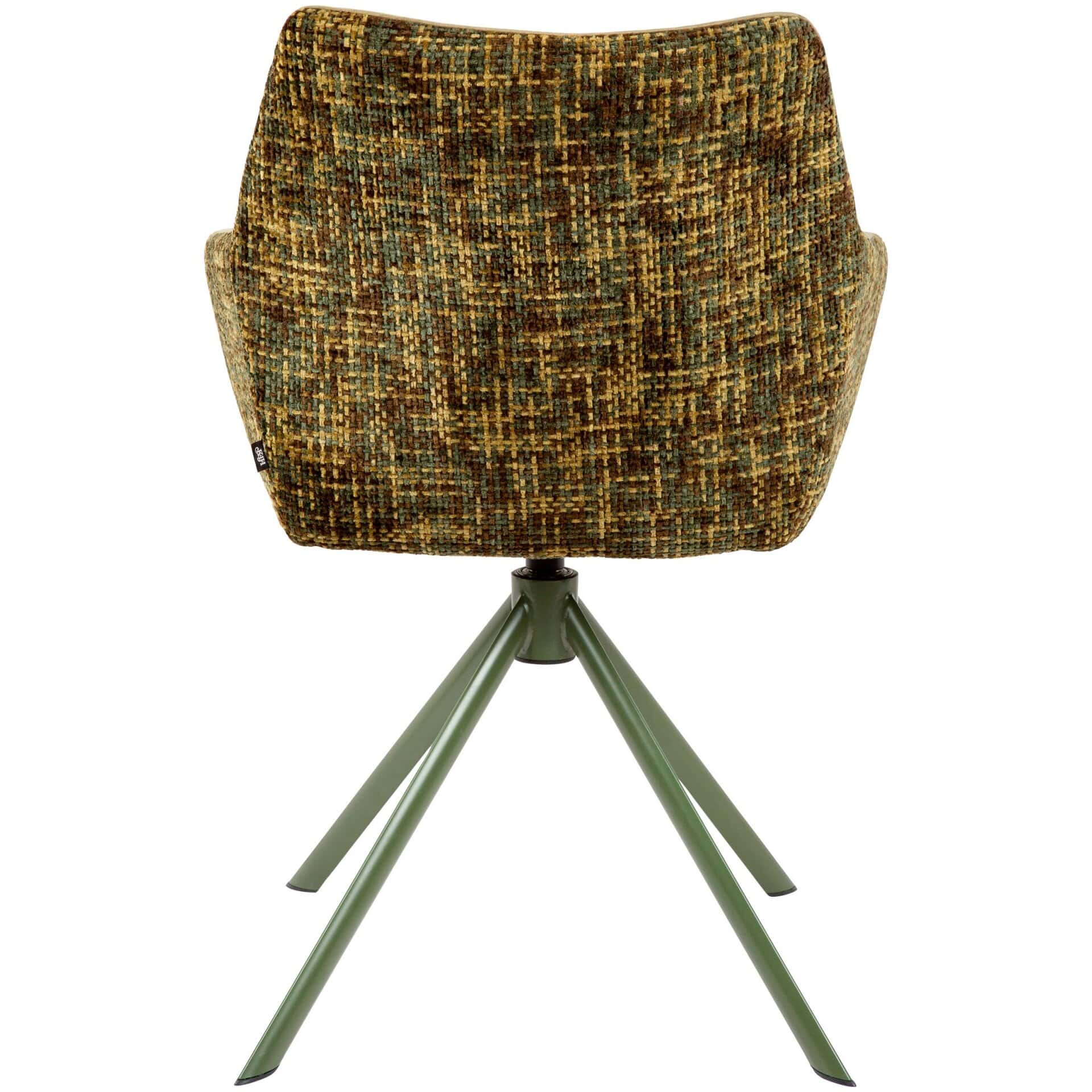 Armstoel Corazon - Groen - 360° draaibaar - Afbeelding 6