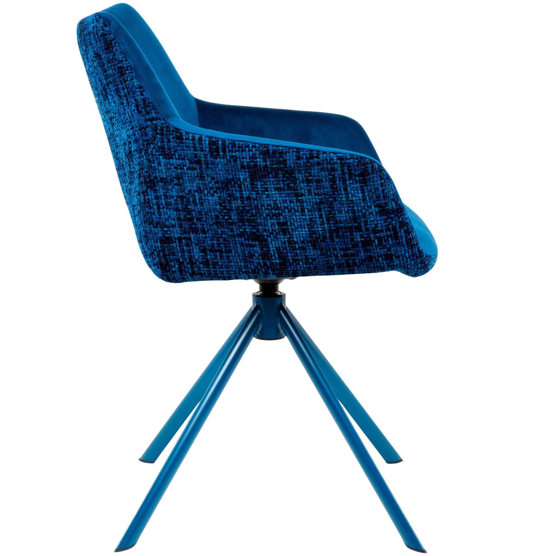 Armstoel Corazon - Blauw - 360° draaibaar - Afbeelding 4