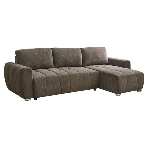 (Slaap)Bank + Chaise Longue Morgan - Donkerbruin