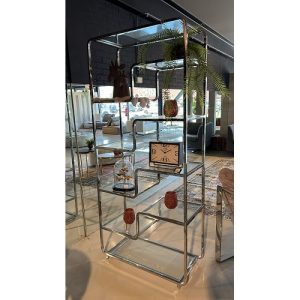 CURVE BOOKCHEST W/GLASS - OUTLET