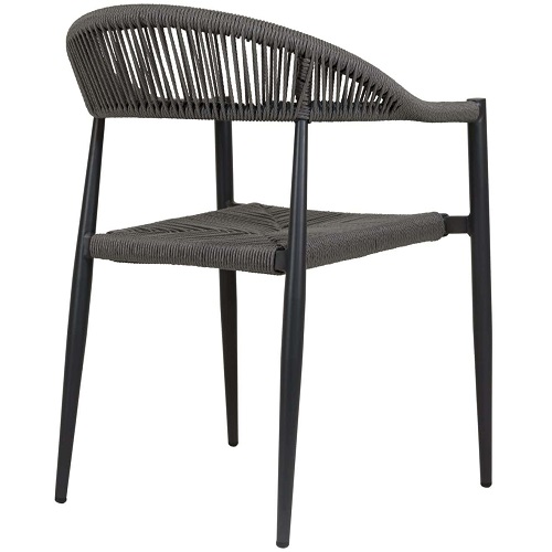 Jonah Terrasstoel - Charcoal/Grijs - Afbeelding 2