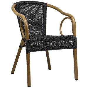 Terrasstoel Costa - Woodlook - Zwart