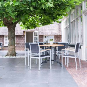 Alternative view of Terrasstoel Cenon - Textileen - Wit