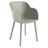Terrasstoel Shell - Armstoel - Taupe