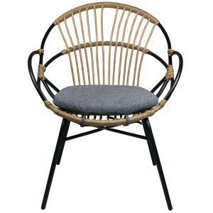 Alternative view of Terrasstoel Briz - Naturel/Bruin