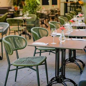 Alternative view of Terrasstoel Jorden - Groen/Charcoal