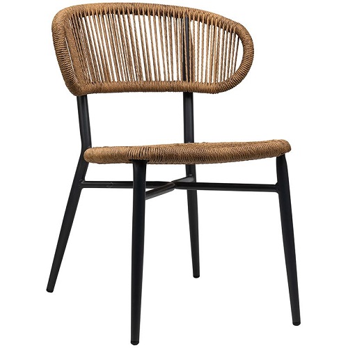 Terrasstoel Jorden - Naturel/Charcoal