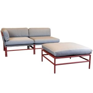 Loungeset Tresi - 3-delig - Bordeaux