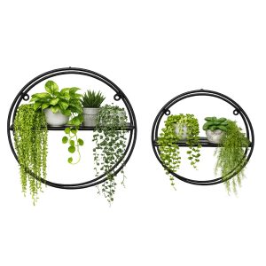 Plantenbak Nessa - Set van 2 - Antraciet