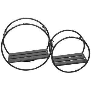 Alternative view of Plantenbak Nessa - Set van 2 - Antraciet