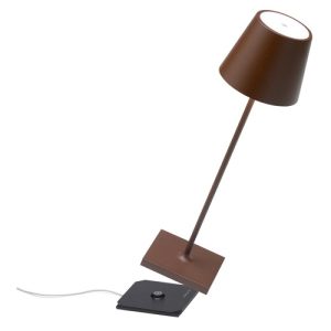 Alternative view of Tafellamp Poldina - Bruin - Ø 11 x 38