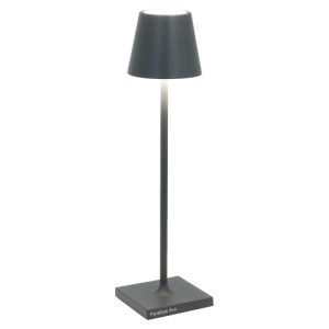 Tafellamp Poldina MICRO - Antraciet - Ø 7 x 27,5 cm