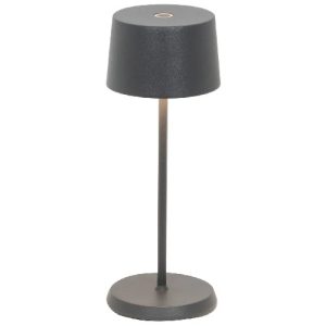 OLIVIA TAFELLAMP MICRO - ANTRACIET - Ø 7 x 20 cm