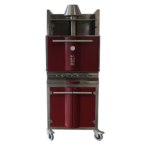 KOPA houtskooloven 400SOC Rood - Showmodel