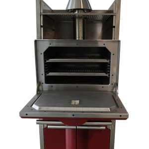 Alternative view of KOPA houtskooloven 400SOC Rood - Showmodel
