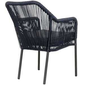 Alternative view of Terrasstoel Baleric - Armleuning - Blauw