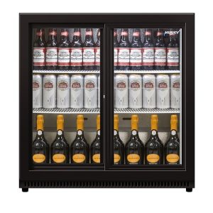 Alternative view of Barkoelkast C2-SLIDE-865-BK-NL-HU met 2 schuifdeuren