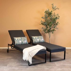 Alternative view of Ligbed Cobie - Zwart