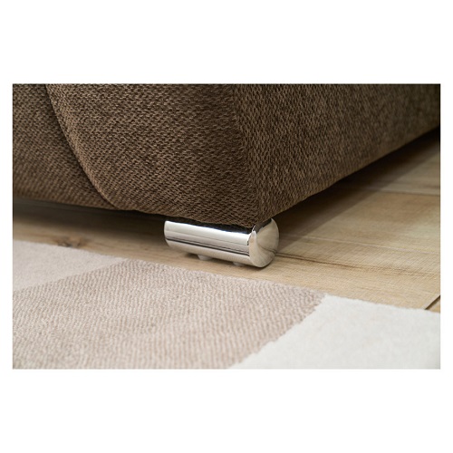 (Slaap)Bank + Chaise Longue Morgan - Donkerbruin - Afbeelding 4