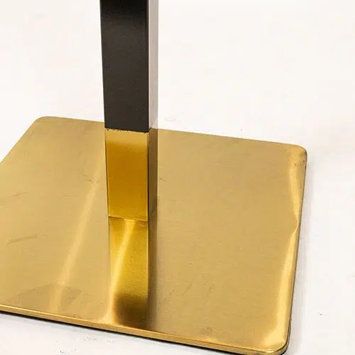 Tafelonderstel Dados - Dubbel - Zwart/Goud - Afbeelding 3