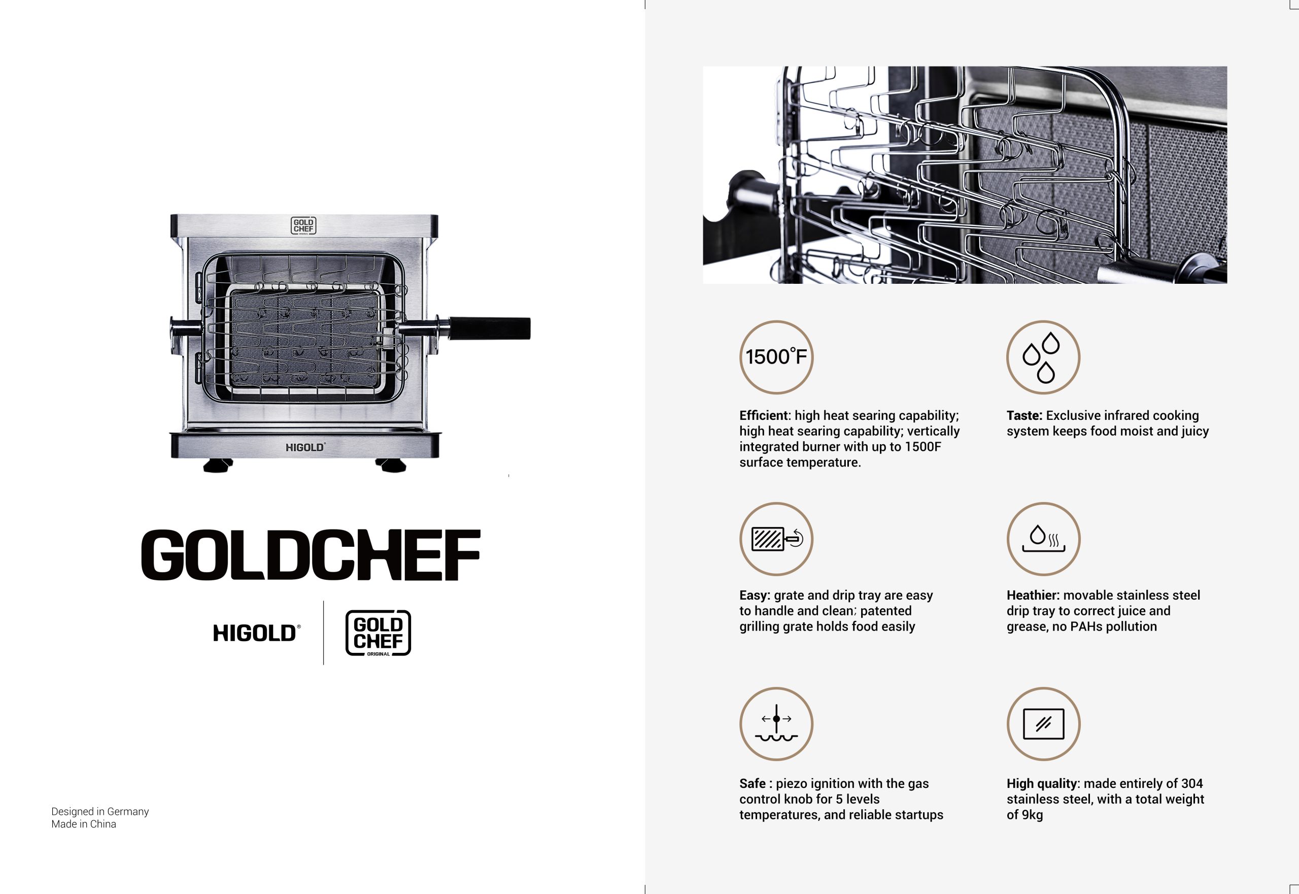 Goldchef - Gas Grill - Afbeelding 3