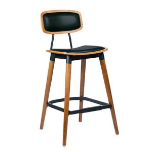 Barkruk Studo – Zwart – Kunstleer