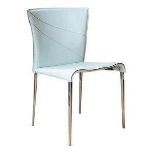 Stoel Fresno – Mintgroen – Kunstleer