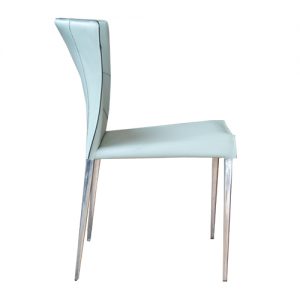 Alternative view of Stoel Fresno – Mintgroen – Kunstleer