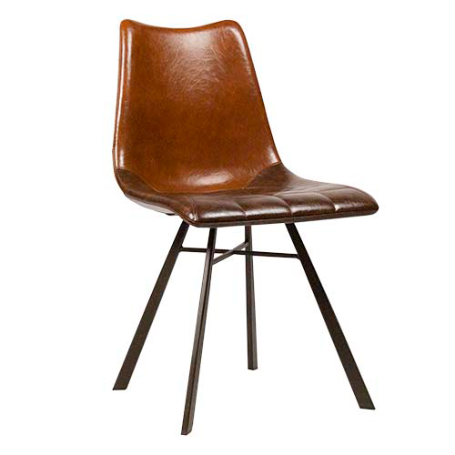 Stoel Riley – Bruin – Kunstleer